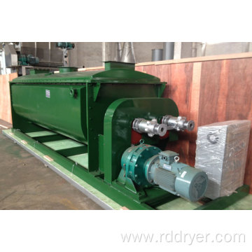 Horizontal sewage sludge dryer